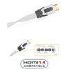  HDMI: REAL CABLE HD-E-SNOW (HDMI-HDMI)  HDMI 1.4 3D High Speed with Ethernet  1M50