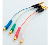 Комплект кабелей для площадки (headshell) крепления картриджа: Clearaudio headshell cable set AC 008