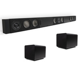   WiSA:  + 2 : SAVANT SMART AUDIO SOUNDBAR WITH 2 WISA SUBS (BLACK)